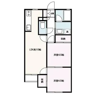 ロードリーT・I【2階】の間取り