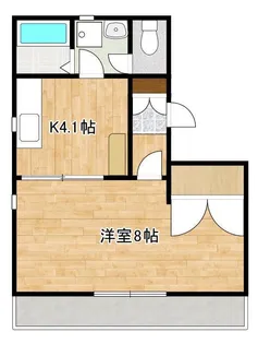 キャッスル花園【3階】の間取り