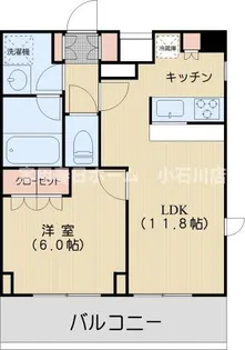 エスティメゾン千石【4階】の間取り