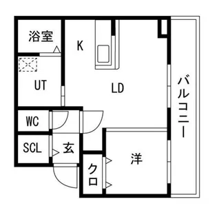 CARRERA福住2nd(カレラ)【2階】の間取り