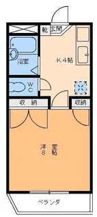 ファミール北代II【1階】の間取り