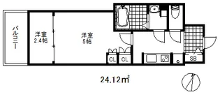神戸元町ノア【4階】の間取り