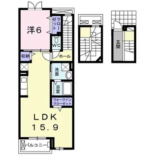 bliss I【3階】の間取り