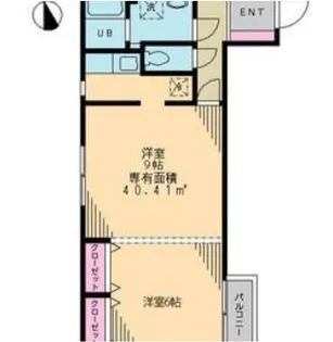モデュロール豪徳寺【2階】の間取り