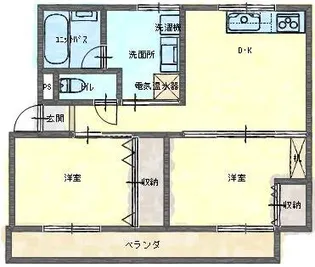 アルファーレ3港町【3階】の間取り