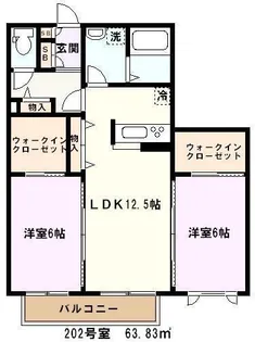 MANOR HOUSE YOSHIOKA【2階】の間取り