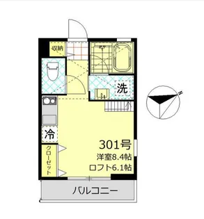 West Side赤羽【3階】の間取り