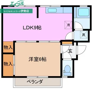 パールハイツ【1階】の間取り