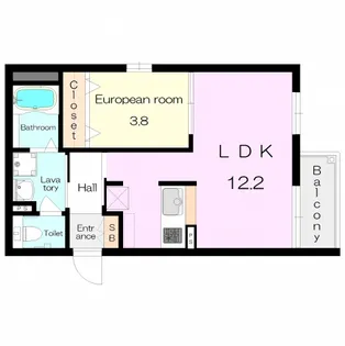 スゥドティグレ【1階】の間取り