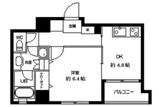 ラクラス田原町【2階】の間取り