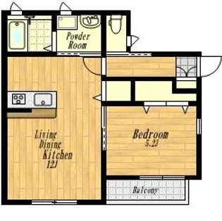 La Fonte【2階】の間取り