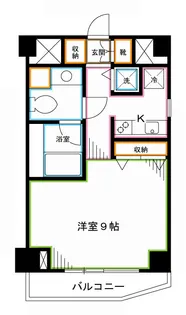 HF中野坂上レジデンス【1階】の間取り
