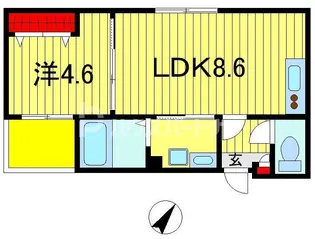 アリアトール【2階】の間取り