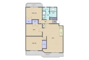 第3エヌ・ケイハウス並木【3階】の間取り