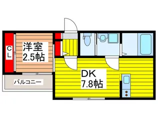 パサージュ・リコレ【3階】の間取り