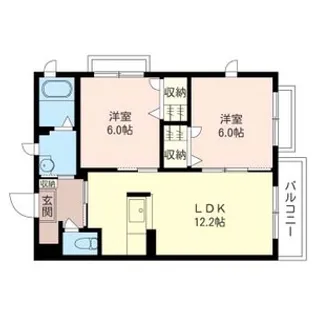 グラメゾンけやき シャーメゾン【3階】の間取り