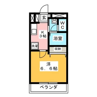 FLUKE登戸【3階】の間取り