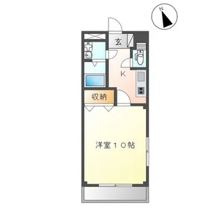 エスポアハイム【2階】の間取り