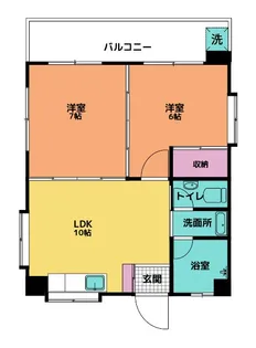 コーポYF【5階】の間取り