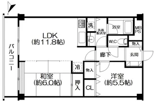ライオンズマンション熱海梅園第1【5階】の間取り