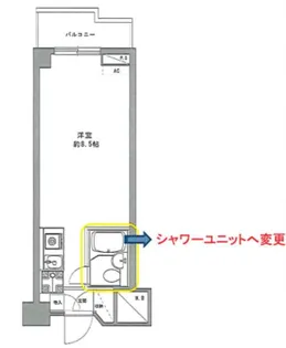 三越ゼームス坂マンション【2階】の間取り
