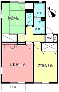 アトリオB【1階】の間取り