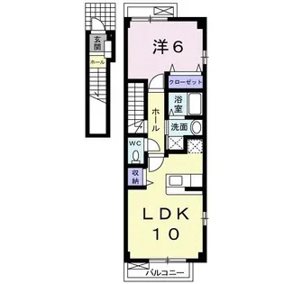 アロッジオ セレノ【2階】の間取り