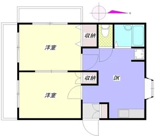 幸レジデンス【2階】の間取り