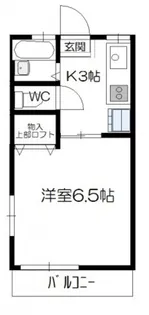 ピュアシティ串戸【2階】の間取り