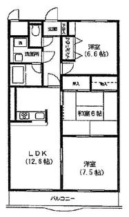 ソレイユ町田【2階】の間取り