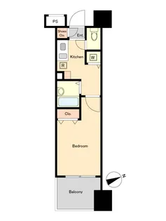 スカイコート八王子第5【3階】の間取り