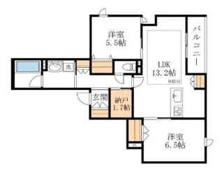 Alivio【2階】の間取り