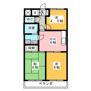 煉瓦館【2階】の間取り