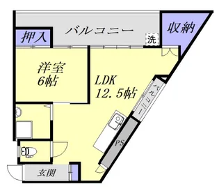 サンピア唯間【3階】の間取り