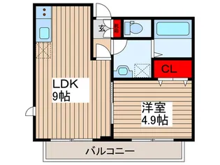 アルベロ石神井公園【2階】の間取り
