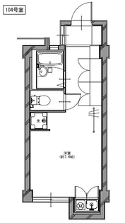 グリーンハウスNo.7【1階】の間取り