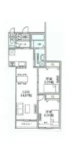 T-Fort Misato【2階】の間取り