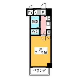 千早ベストビル【3階】の間取り