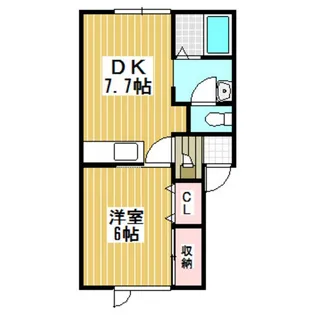 Espoir【1階】の間取り