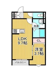 La-Crea LKS(ラクリエ・エルケーエス)【1階】の間取り