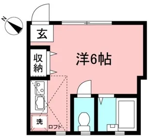 カーサフローラA【2階】の間取り