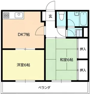 ファーストクウォーター【2階】の間取り