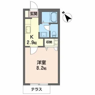 シャーメゾンM【1階】の間取り
