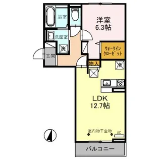 bliss【2階】の間取り
