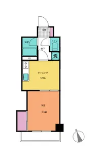 Flavor東観音町【7階】の間取り