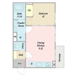 Lien八乙女【2階】の間取り