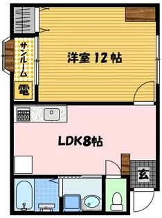 ベルハウス【2階】の間取り