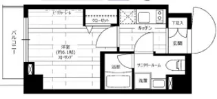 ステージグランデ八王子【4階】の間取り