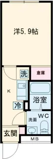 VISTA NAKANOーFUJIMICHO【2階】の間取り