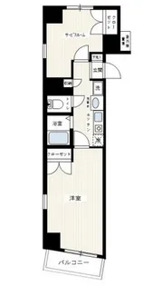 ステージファースト神田【4階】の間取り